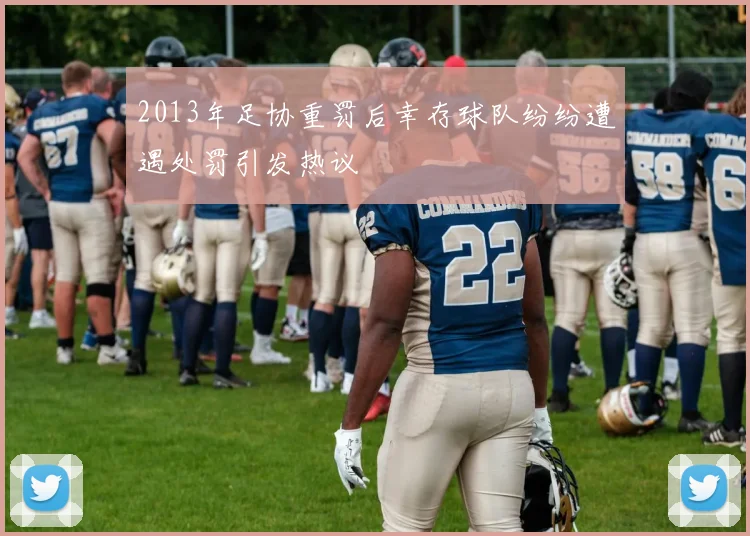 2013年足协重罚后幸存球队纷纷遭遇处罚引发热议